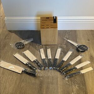 KitchenAid Wooden Knife Block